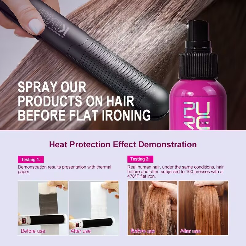 PURC Heat Protectant Spray Coc - Hair Care Heat Protectant recension och pris