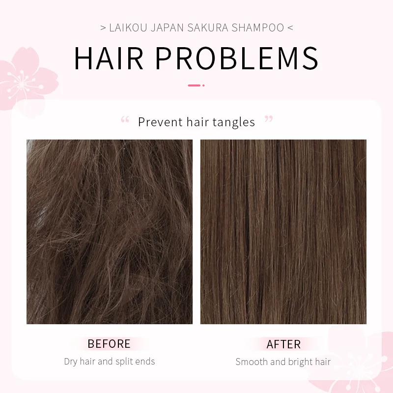 LAIKOU Japan Sakura  Shampoo R - Hair Care Vitamin E recension och pris