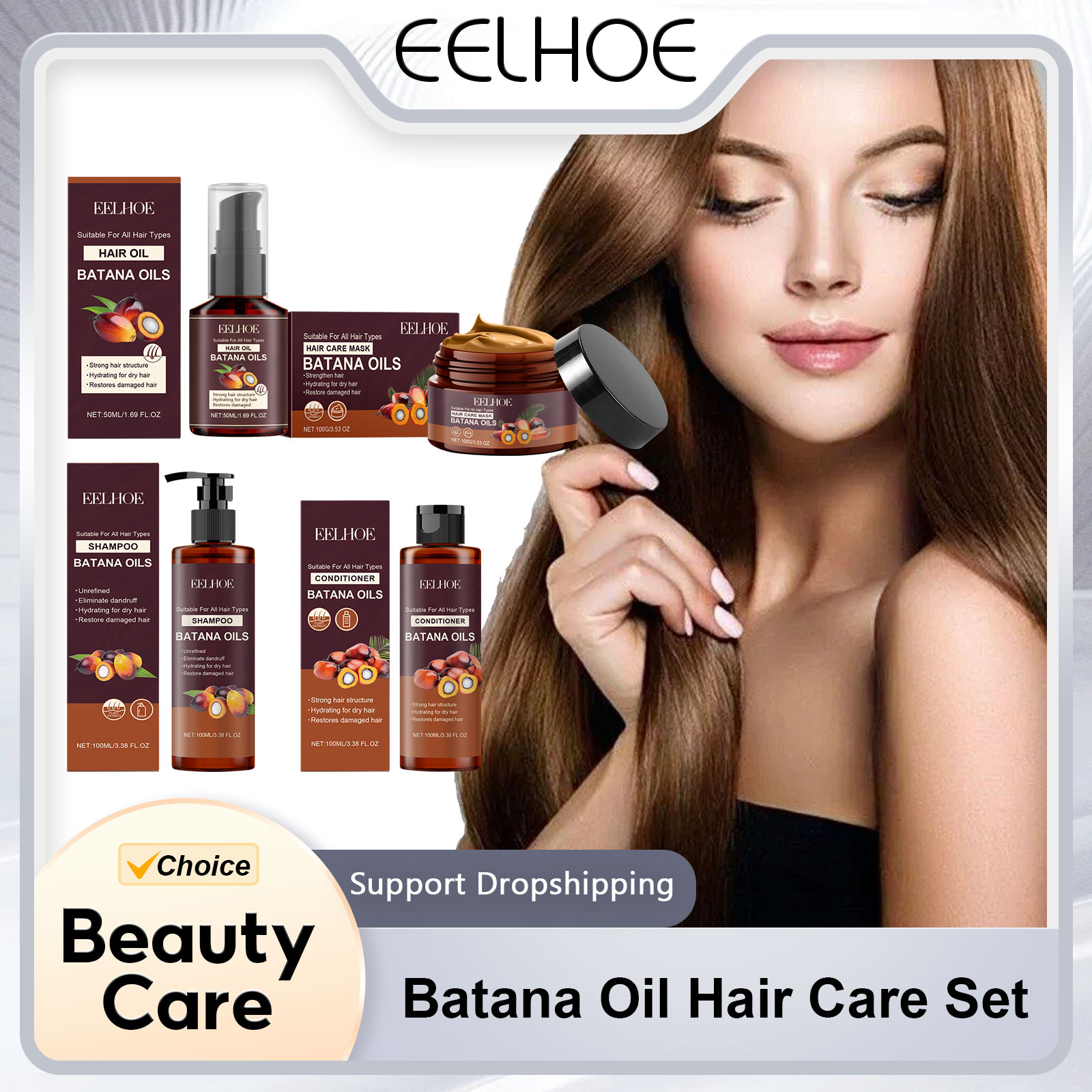Batana Oil Hair Care Set Nouri - Hair Care Vitamin E recension och pris