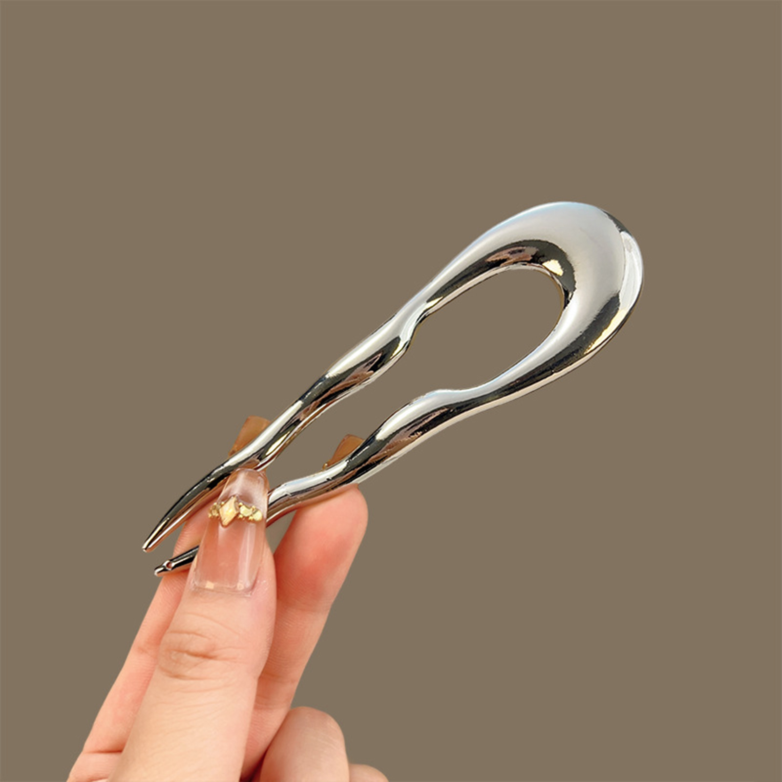 Simple Metal Alloy Hairpins U- - Hair Care Tools recension och pris