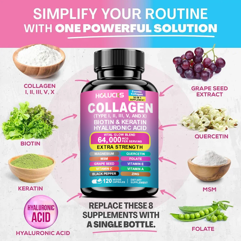 Collagen Capsules with Vitamin - Hair Care Vitamin E recension och pris