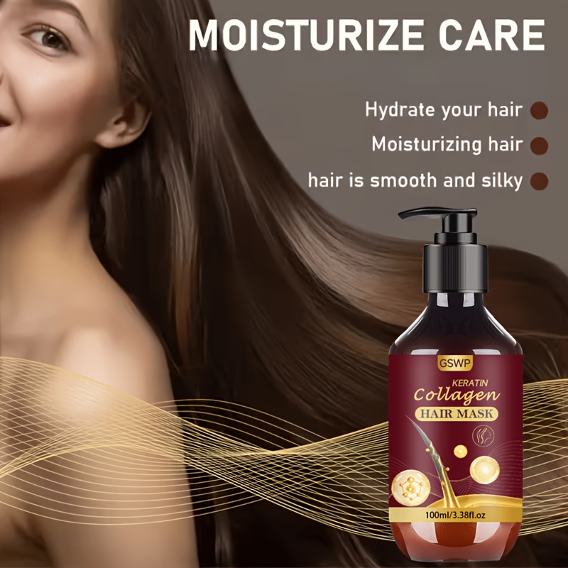 GSWP Collagen Keratin Hair Mas - Hair Care Heat Protectant recension och pris