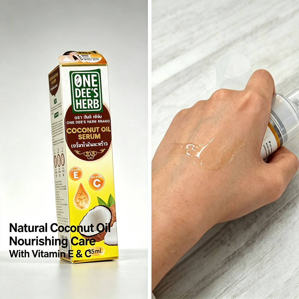 Thailand One Dee's Herb Coconu - Hair Care Vitamin E recension och pris