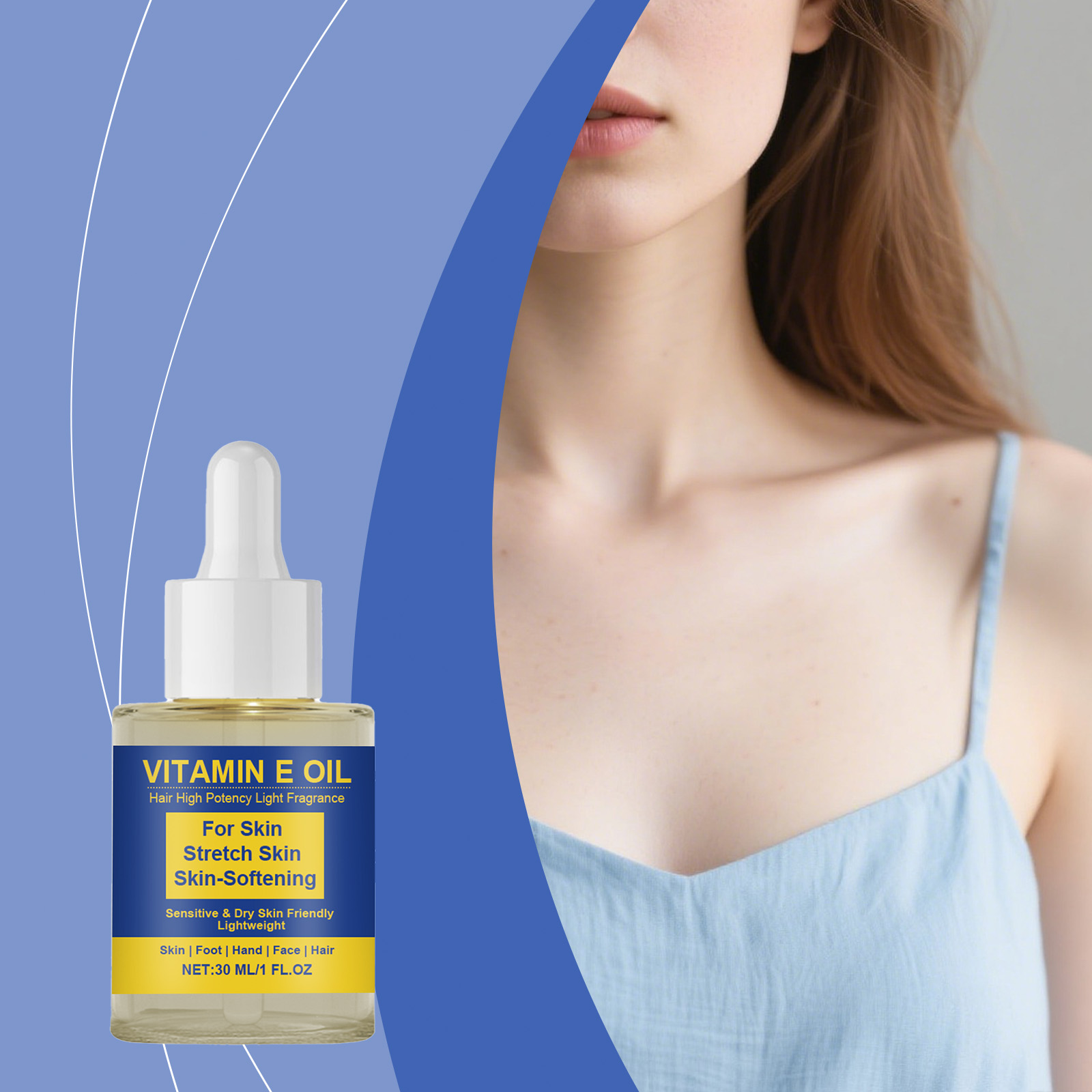 Vitamin E Oil - Gentle Hydrati - Hair Care Vitamin E recension och pris
