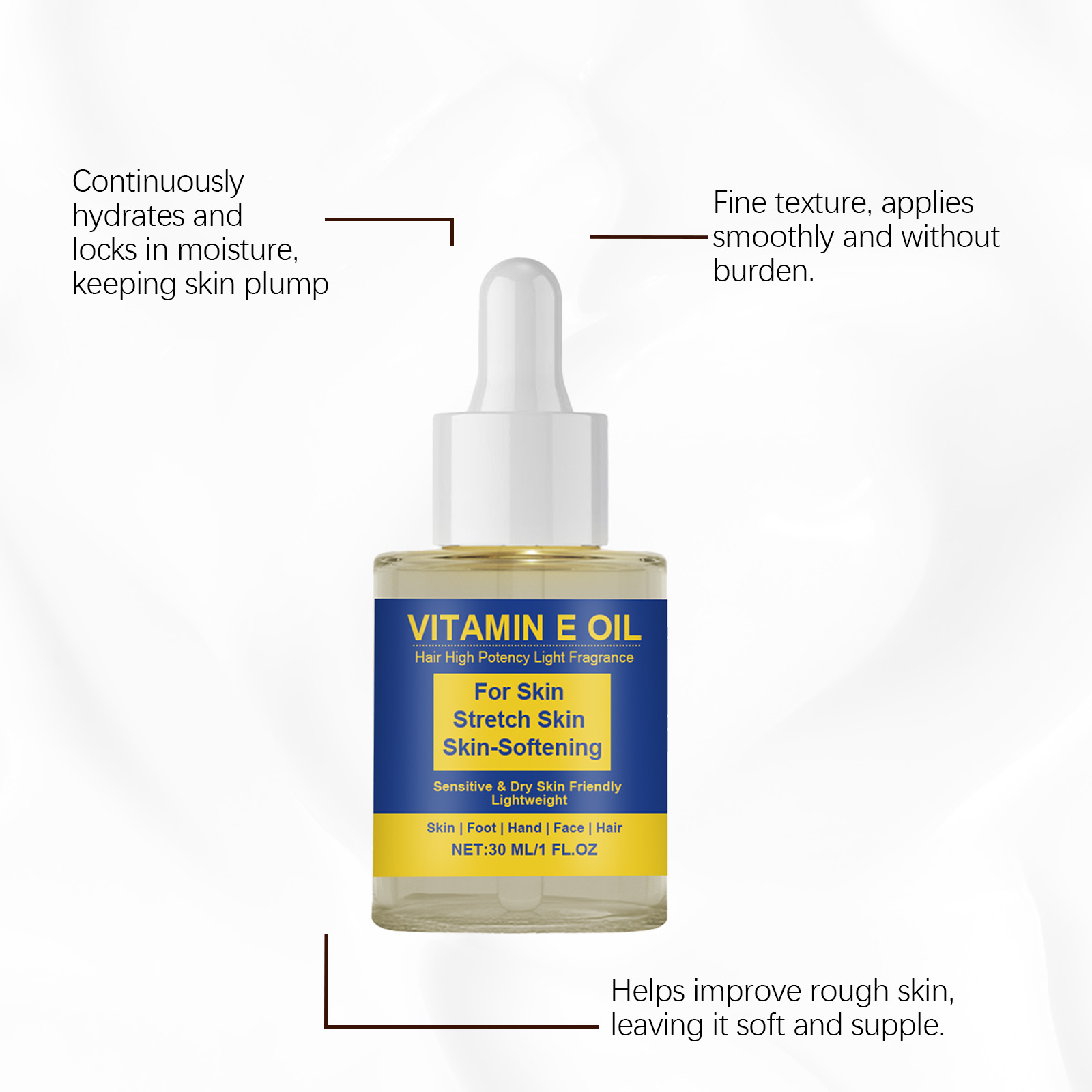 Vitamin E Oil - Gentle Hydrati - Hair Care Vitamin E recension och pris