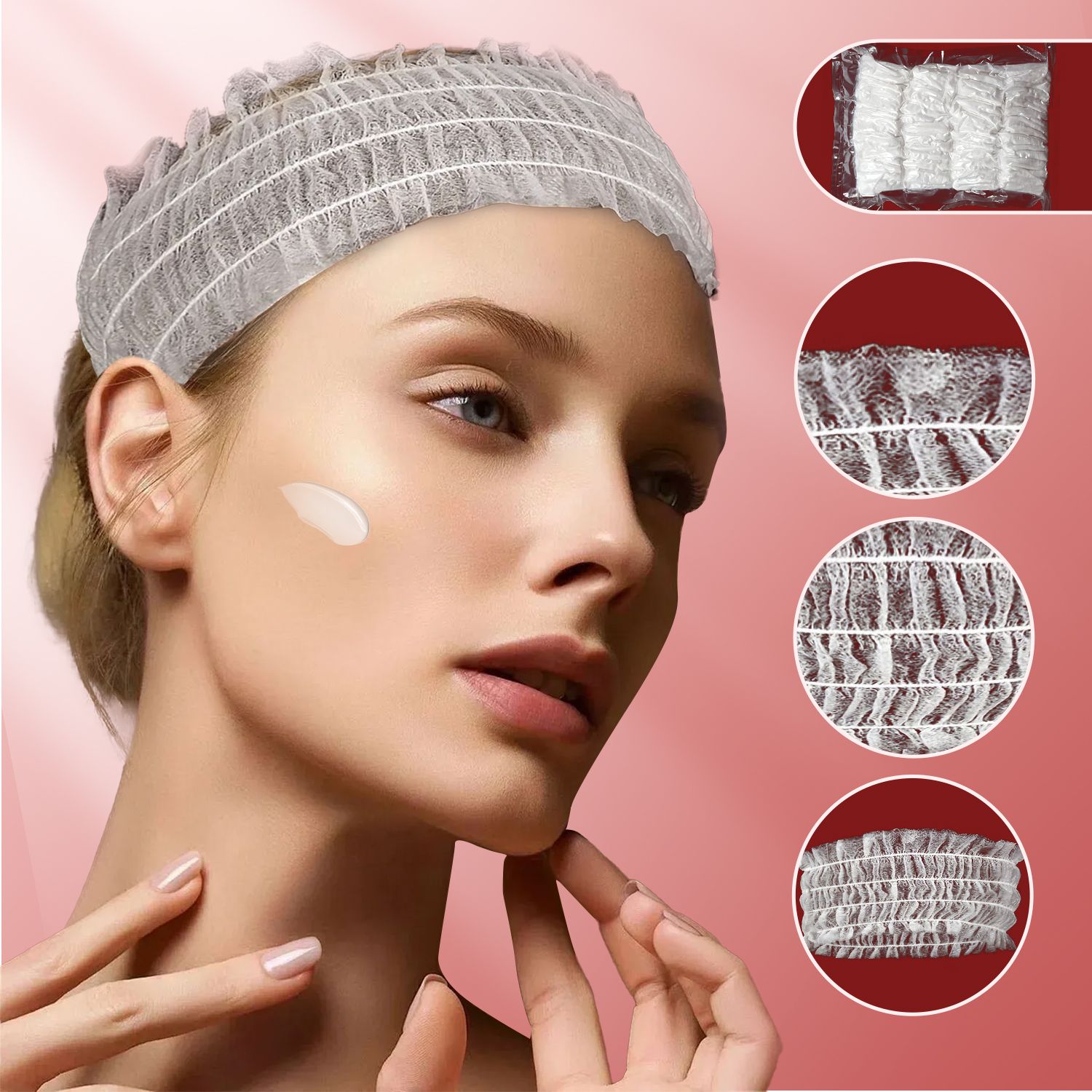 50/20 Pcs Disposable Headbands - Hair Care Journey recension och pris