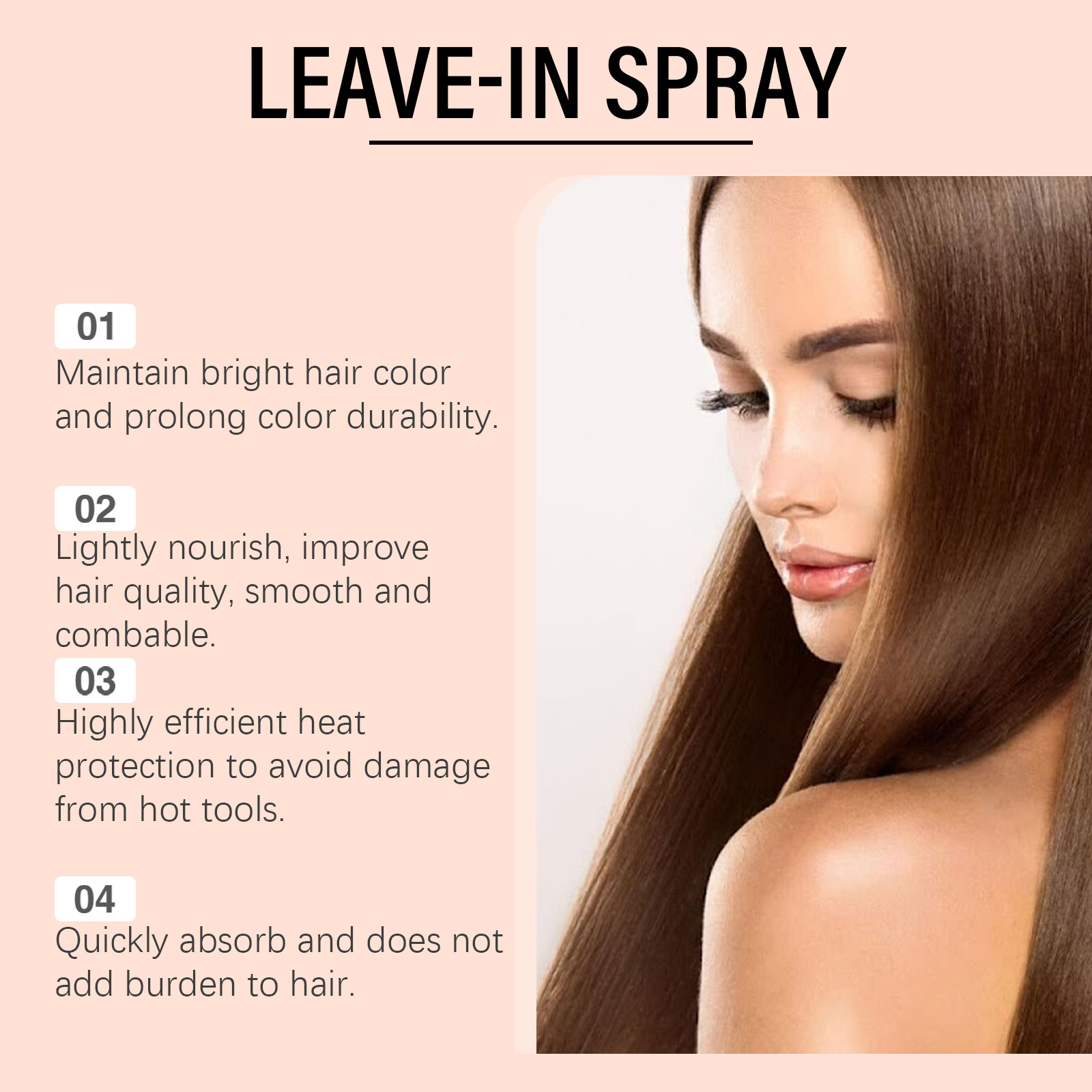 Hair Care Spray Moisturizing F - Hair Care Vitamin E recension och pris