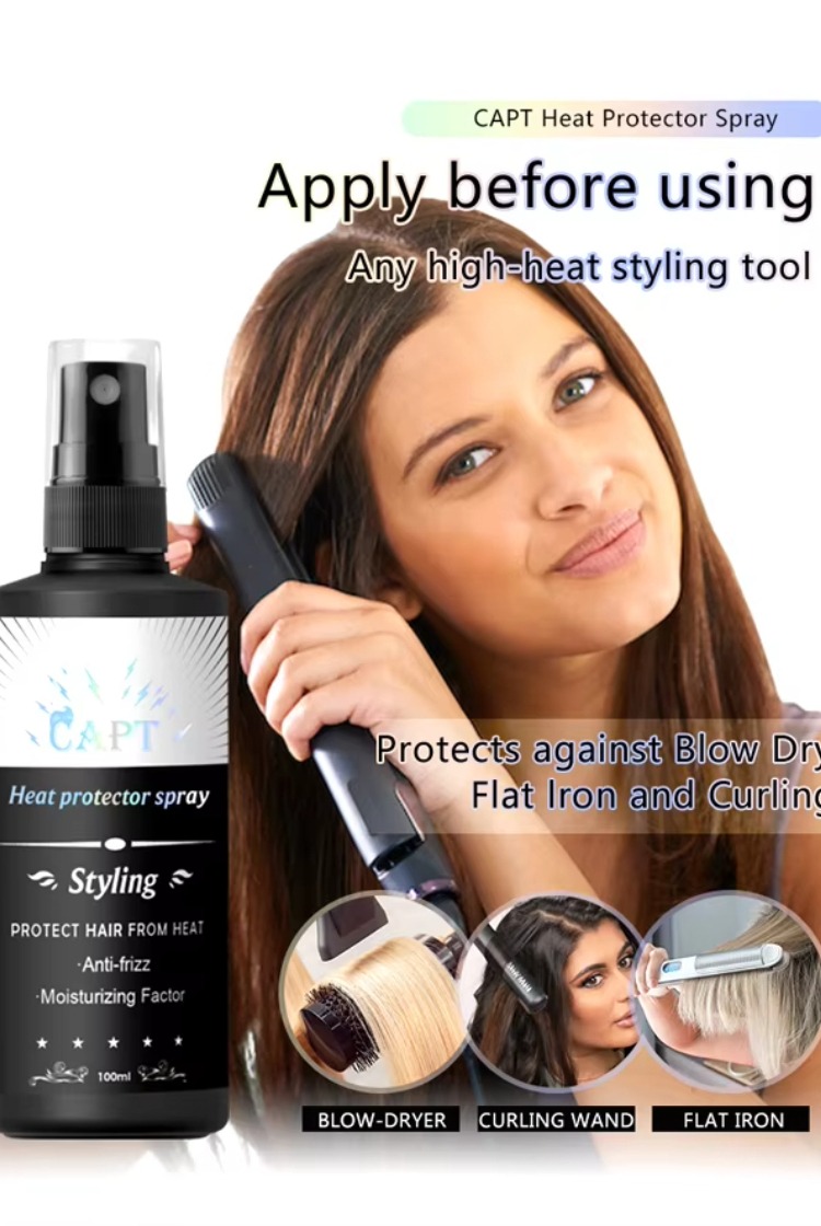 Hair Heat Protection Spray Pro - Hair Care Heat Protectant recension och pris